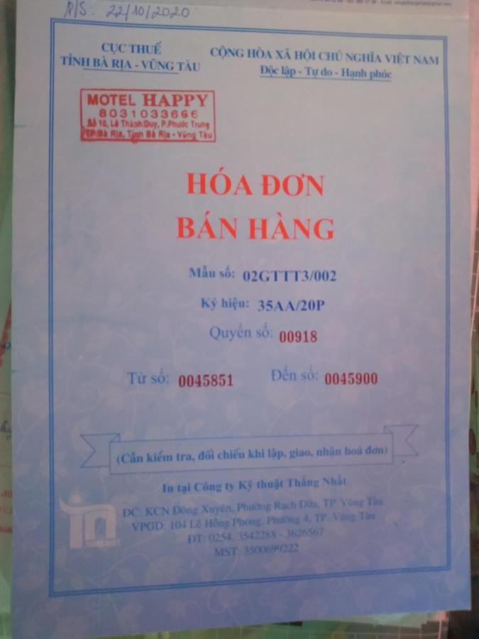 Motel Happy Ba Ria Dış mekan fotoğraf